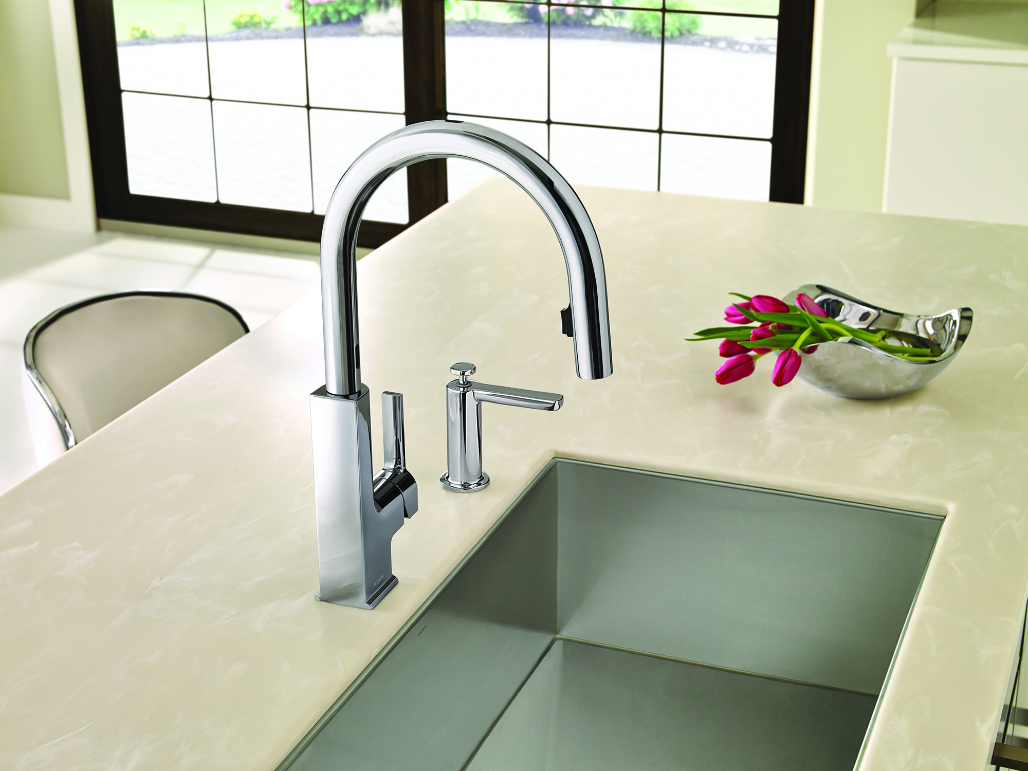 Why Touch Your Kitchen Faucet When You Dont Have To Moen Expands Popular Hands Free Motionsense Technology Kbis