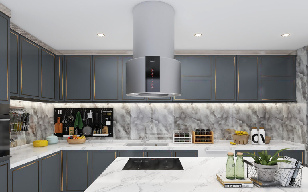 ROBAM introduces the A-900 24-inch Modern Tubular Island Range Hood