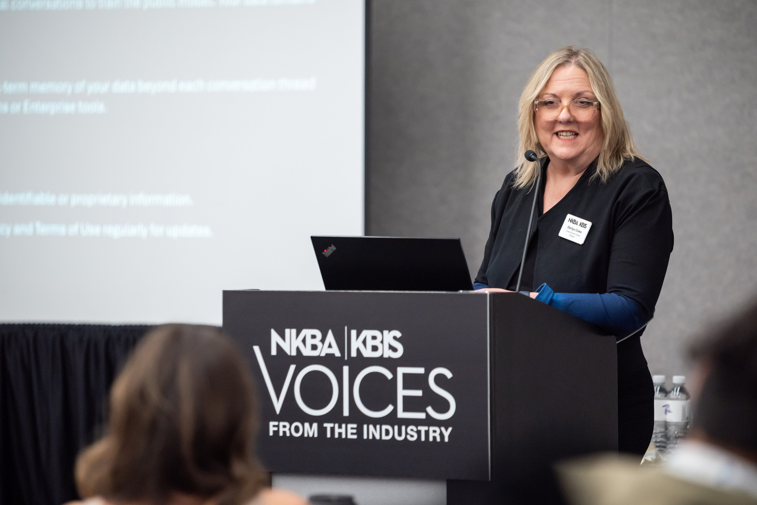 3906_PWP_NKBA_KBIS25 (2) A speaker presents at the VFTI Conference at KBIS 2024
